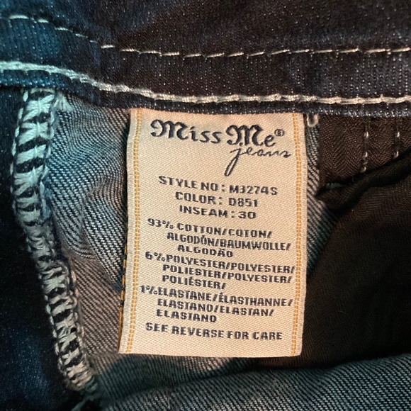 LAST DAY! Miss Me Embroidered Jeans - Picture 11 of 13